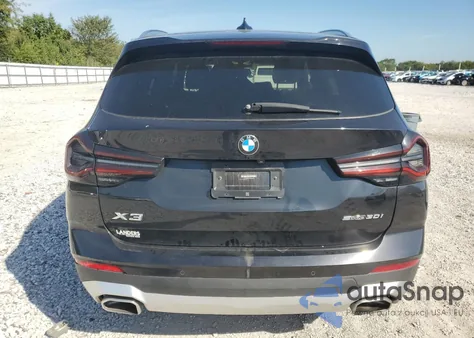 2022 BMW X3 Sdrive30I из США, поврежденный, VIN 5UX43DP07N9L83667